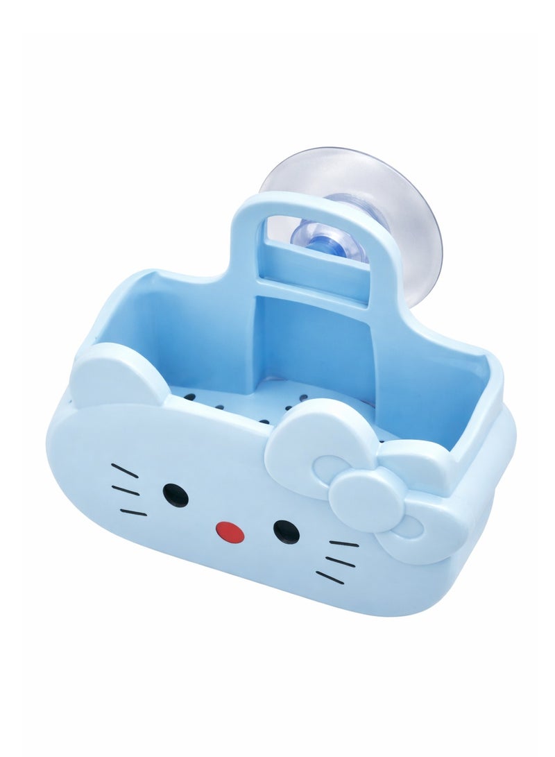 هالو كيتي منظم هيلو كيتي باللون الأزرق للمكياج وفرش الأسنان ومنتجات العناية الشخصية - Image 2